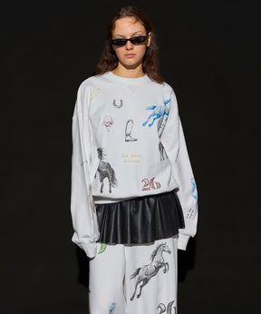 【2026Horse Collection】Drawing Horse Sweatshirt