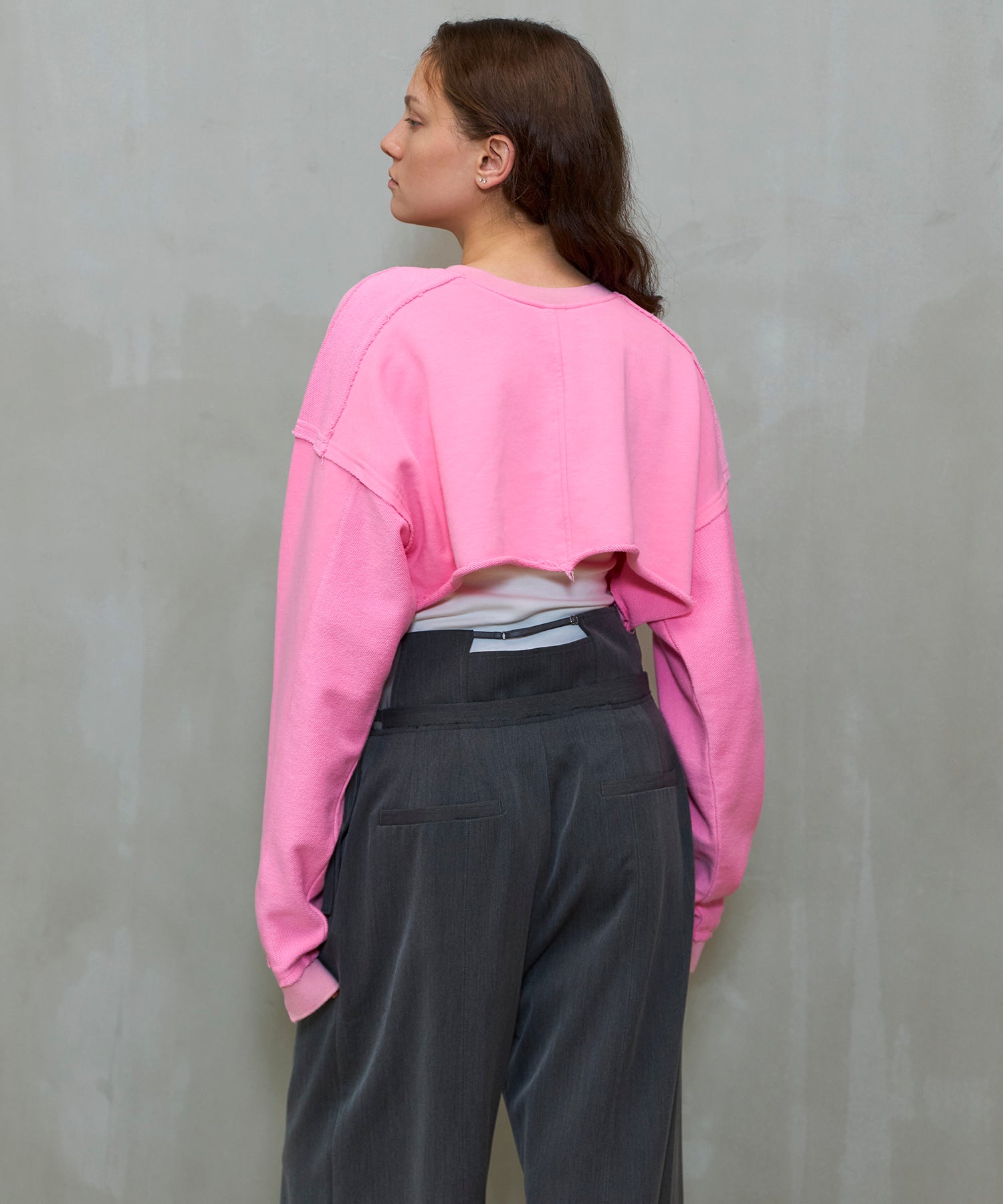 【26SPRING PRE-ORDER】2-Way Short Sweat Cardigan