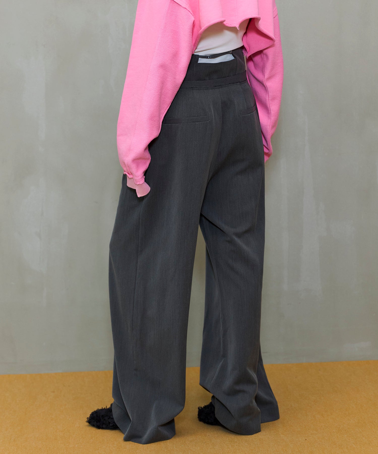 【26SPRING PRE-ORDER】High Waist Wide Pants