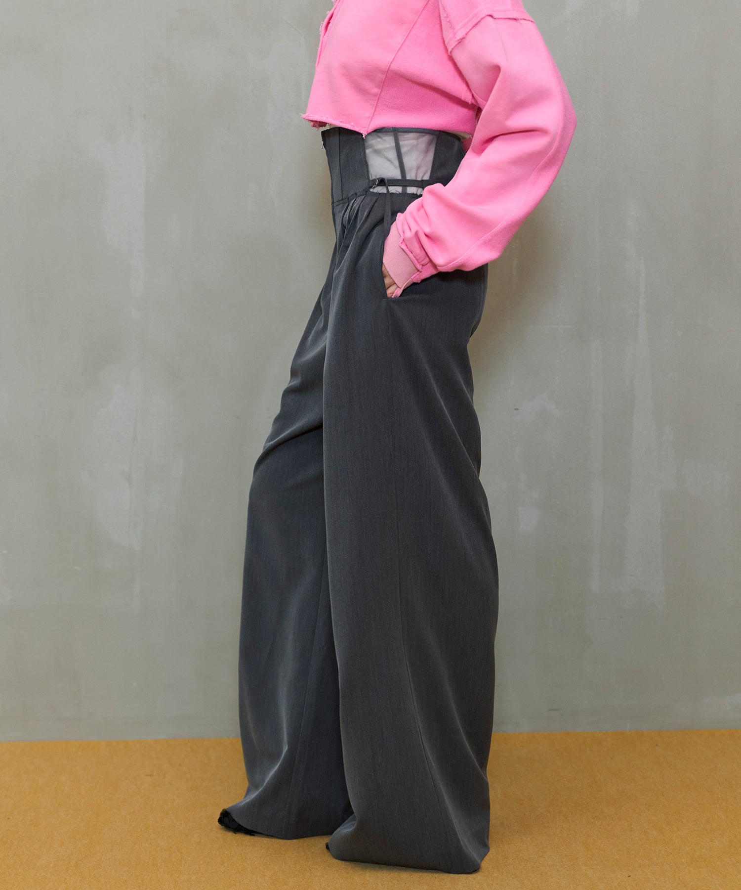 【26SPRING PRE-ORDER】High Waist Wide Pants