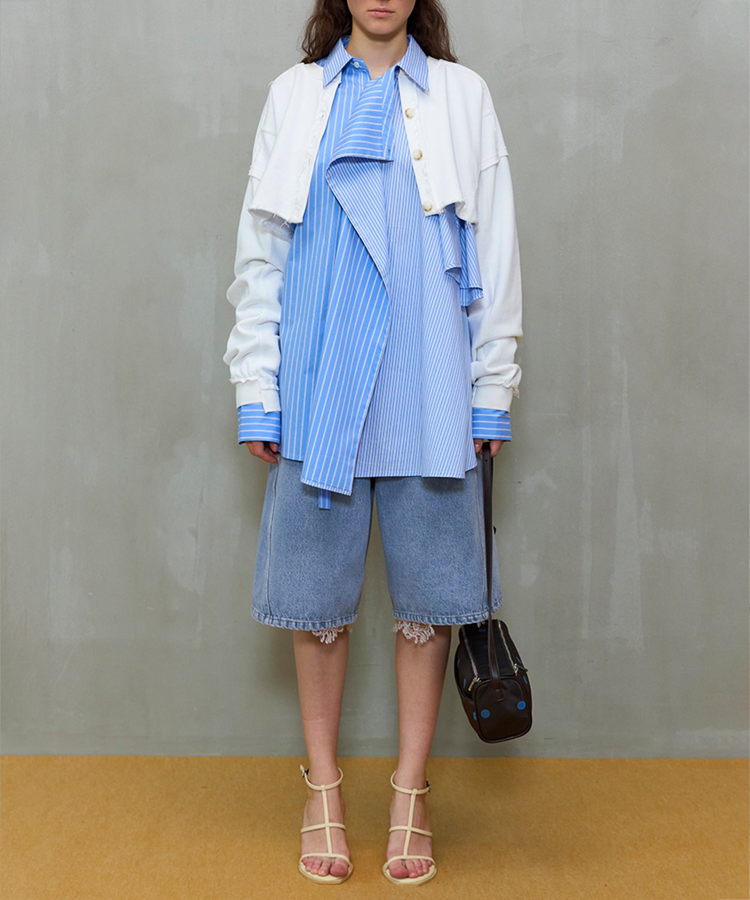 【26SPRING PRE-ORDER】Plump Heel Nude Sandals