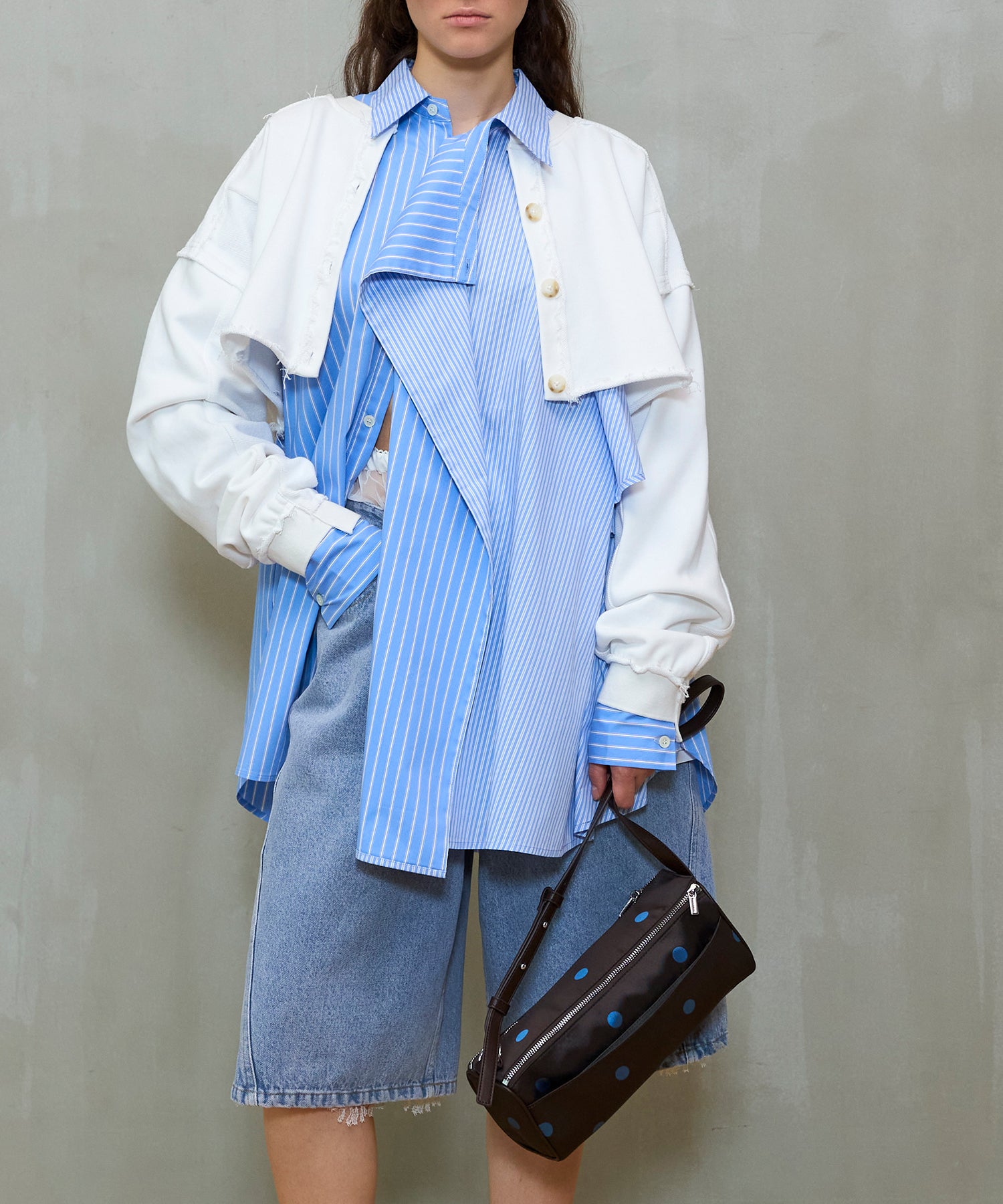 【26SPRING PRE-ORDER】Dot Narrow Double Zip Boston