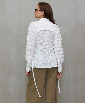 【26SPRING PRE-ORDER】Shirring Fabric Shape Shirt