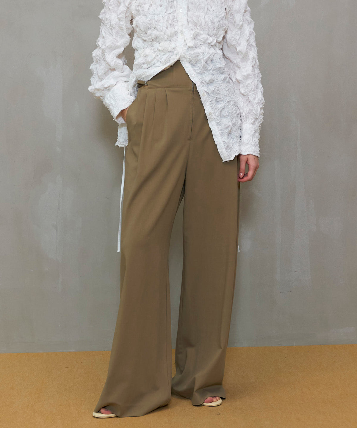 【26SPRING PRE-ORDER】High Waist Wide Pants
