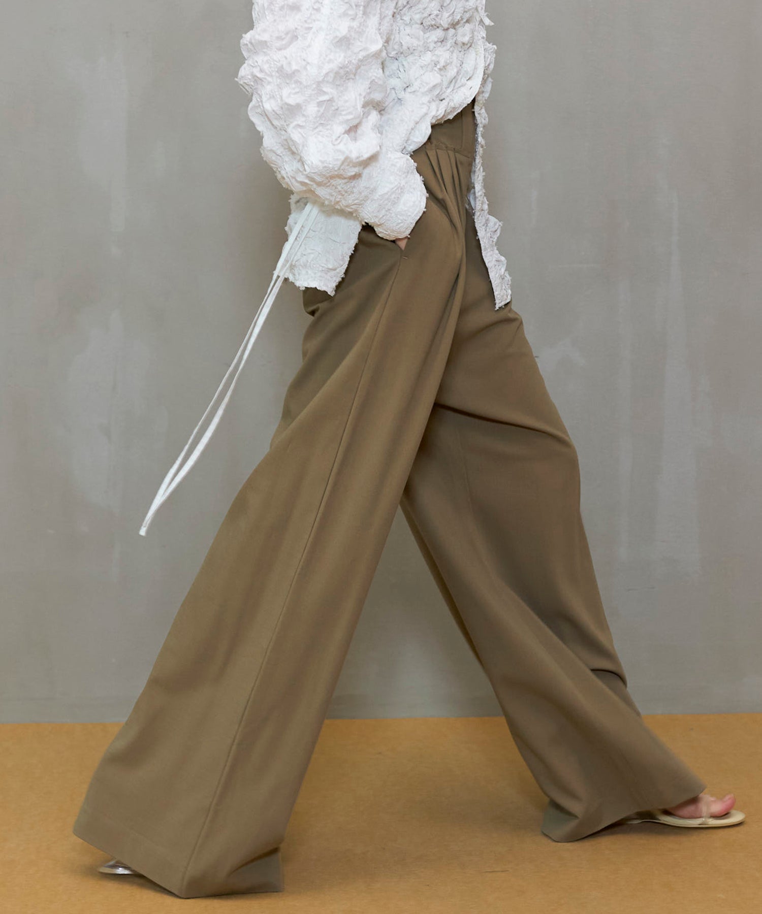 【26SPRING PRE-ORDER】High Waist Wide Pants