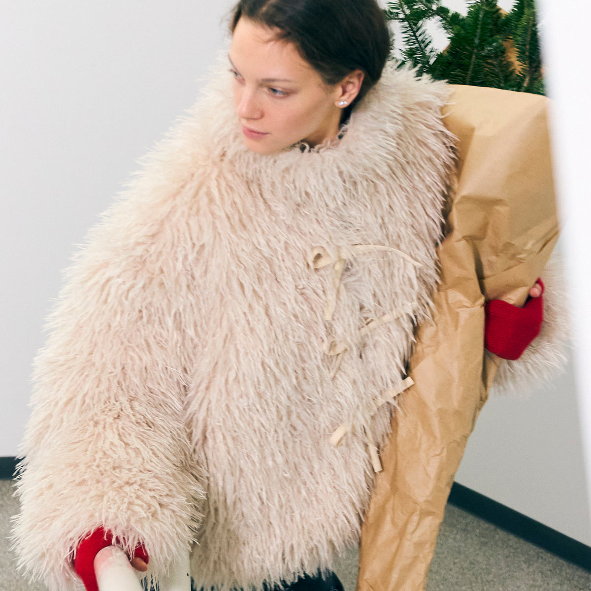 Reversible Fur Blouson