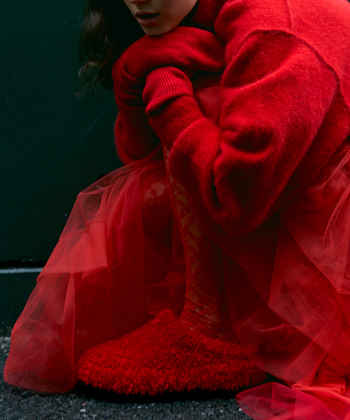 Multi Fabric Sabot Shoes