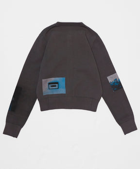 【26SPRING PRE-ORDER】Photo Collage Compact Knit Cardigan