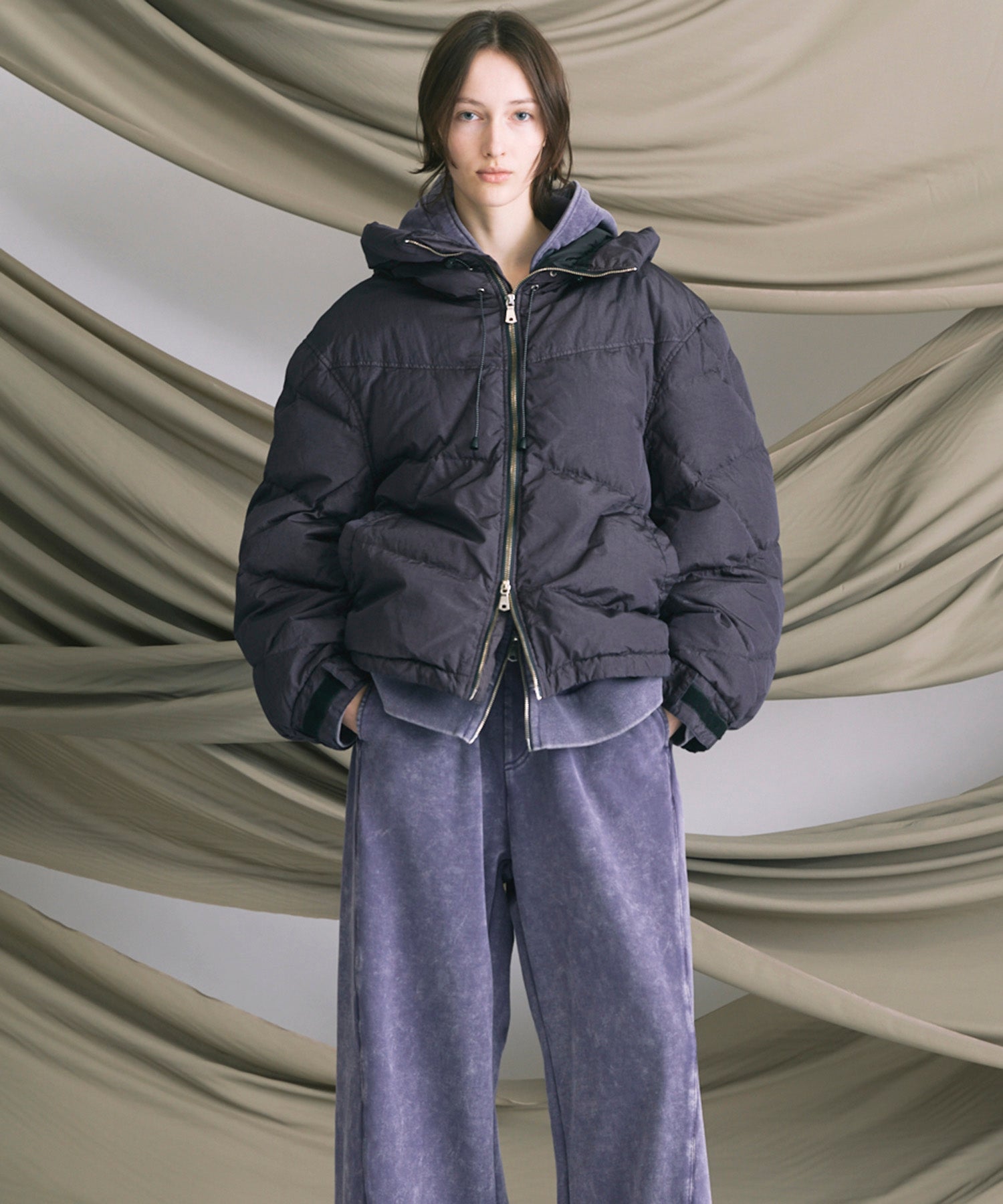 【25AW PRE-ORDER】B-3 Fake Mouton Jacket