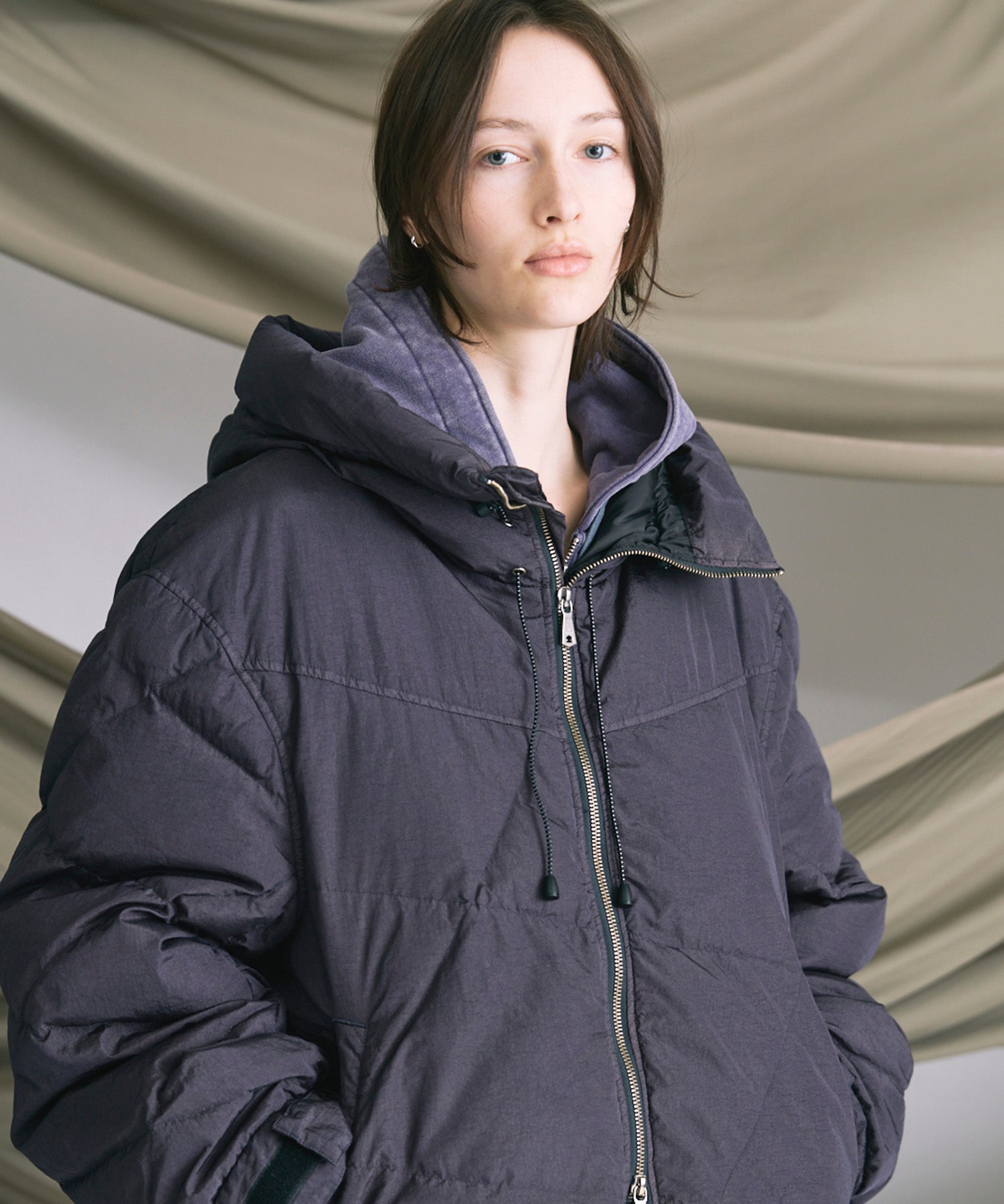 【25AW PRE-ORDER】B-3 Fake Mouton Jacket