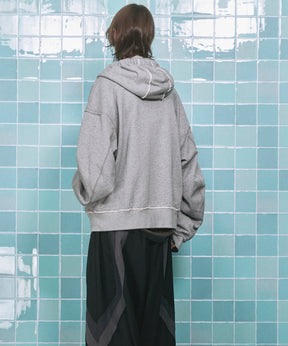 [25AW预购]细微差别图形手工缝制长袖T恤