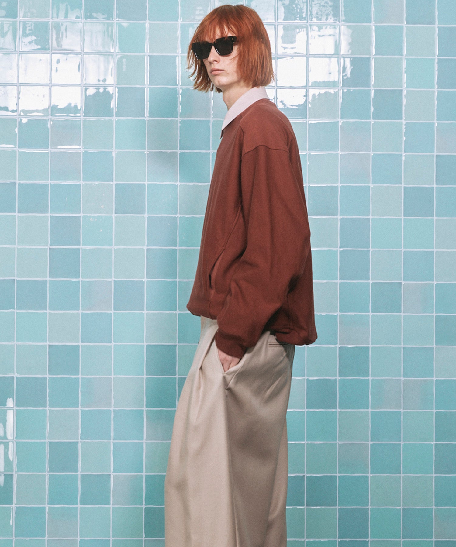 Prime-Over Crew Neck Pullover Sweatshirt