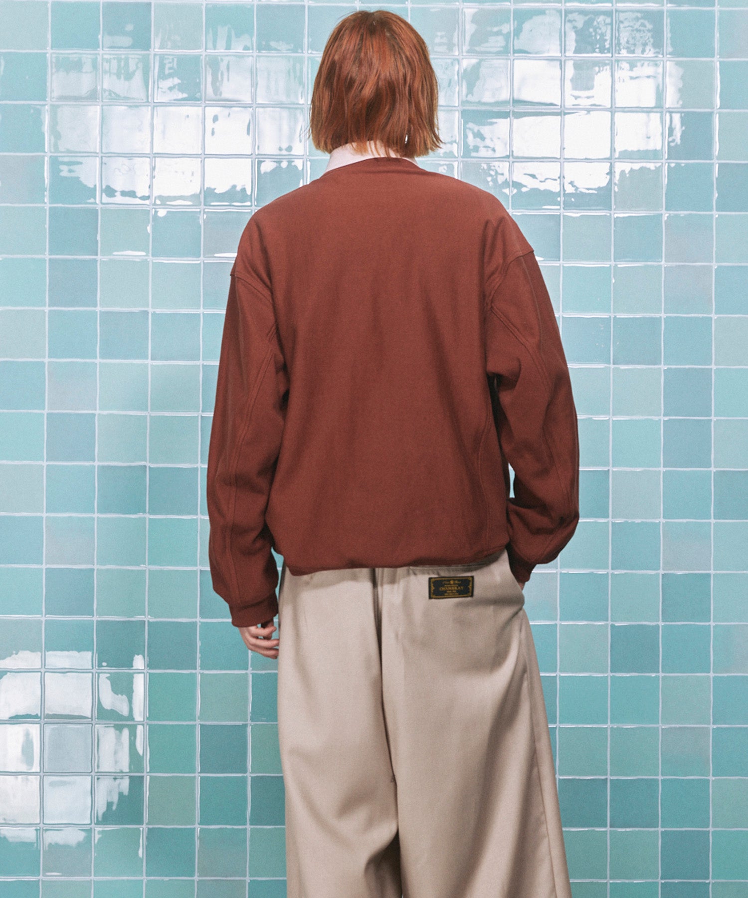 Prime-Over Crew Neck Pullover Sweatshirt