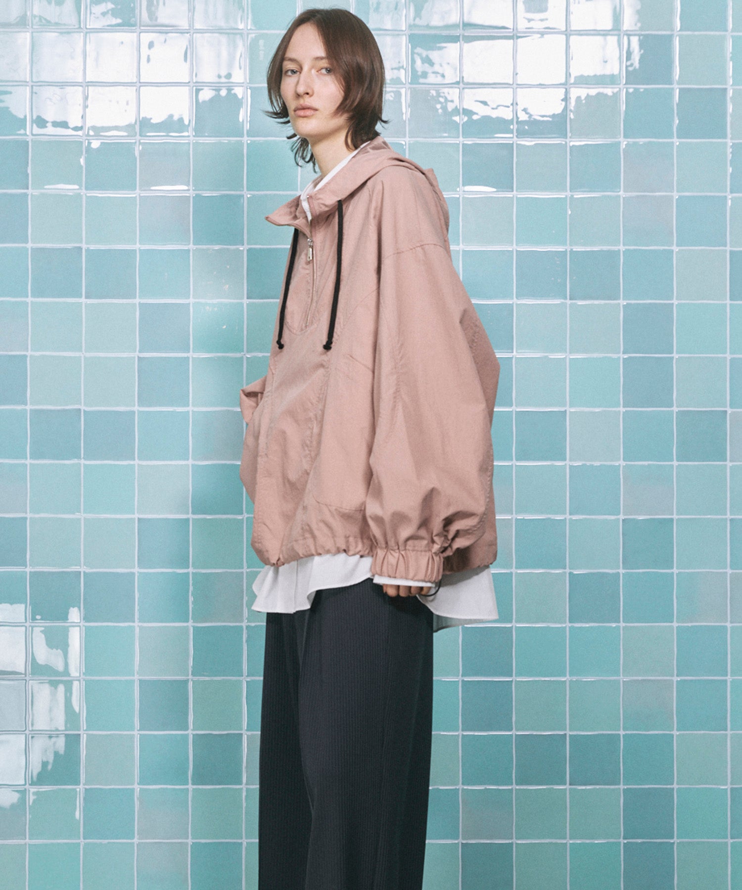 Prime-Over Half Zip Anorak Blouson