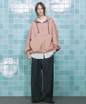 4 색 샹 브레이 세탁 가능한 양모 피크 라펠 더블 가슴 재킷