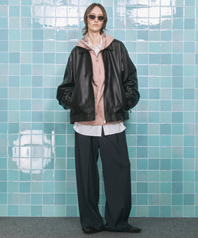 4 색 샹 브레이 세탁 가능한 양모 피크 라펠 더블 가슴 재킷