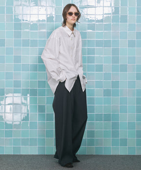 4 색 샹 브레이 세탁 가능한 양모 피크 라펠 더블 가슴 재킷