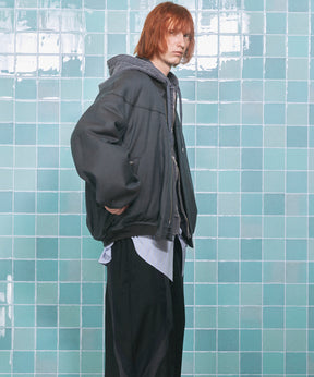 4 Colors Chambray Washable Wool Prime-Over Derby Jacket