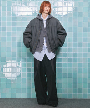 4 색 샹 브레이 세탁 가능한 양모 피크 라펠 더블 가슴 재킷