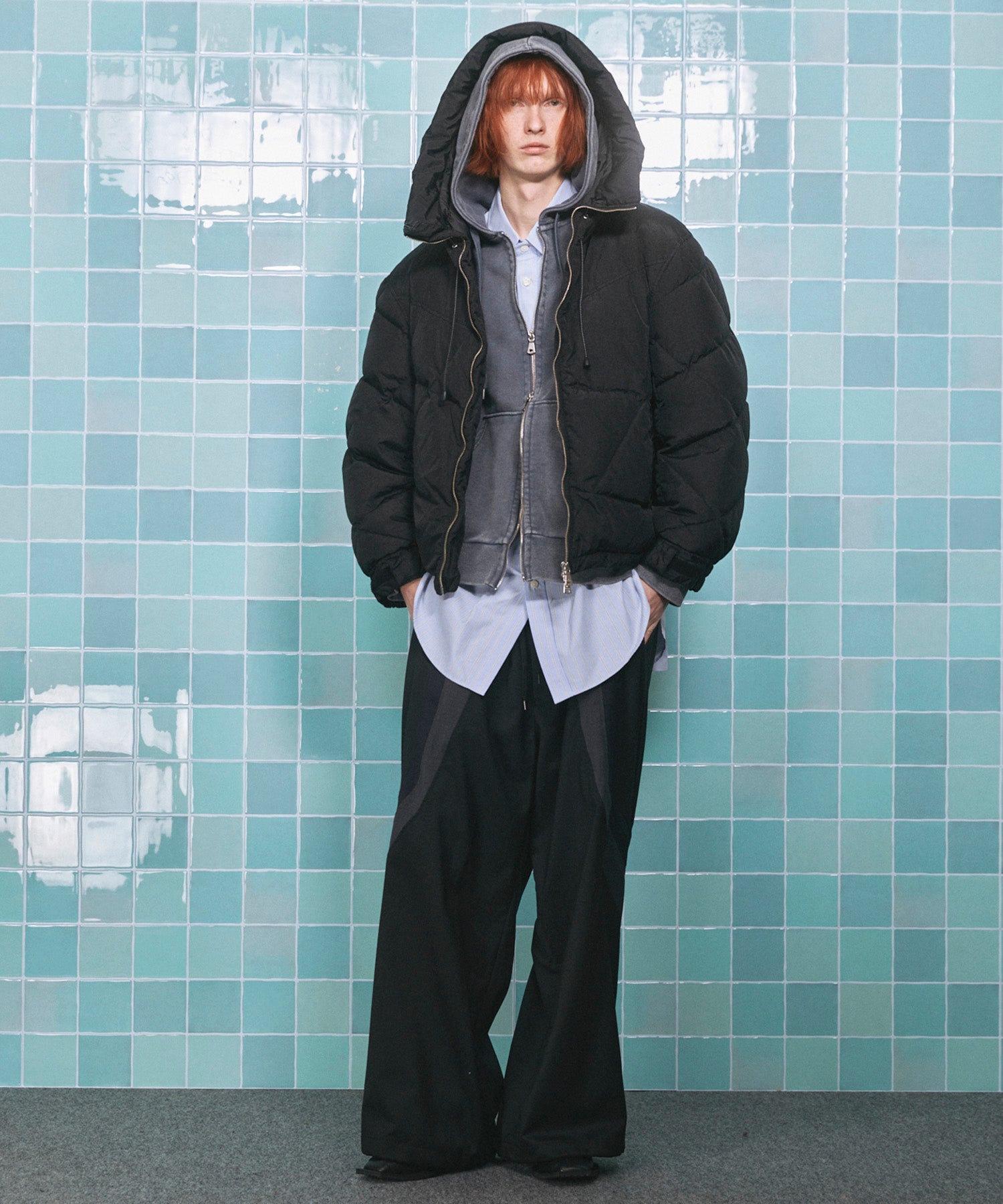 ONE-MILE WEAR】Prime-Over Fade Zip Hoodie