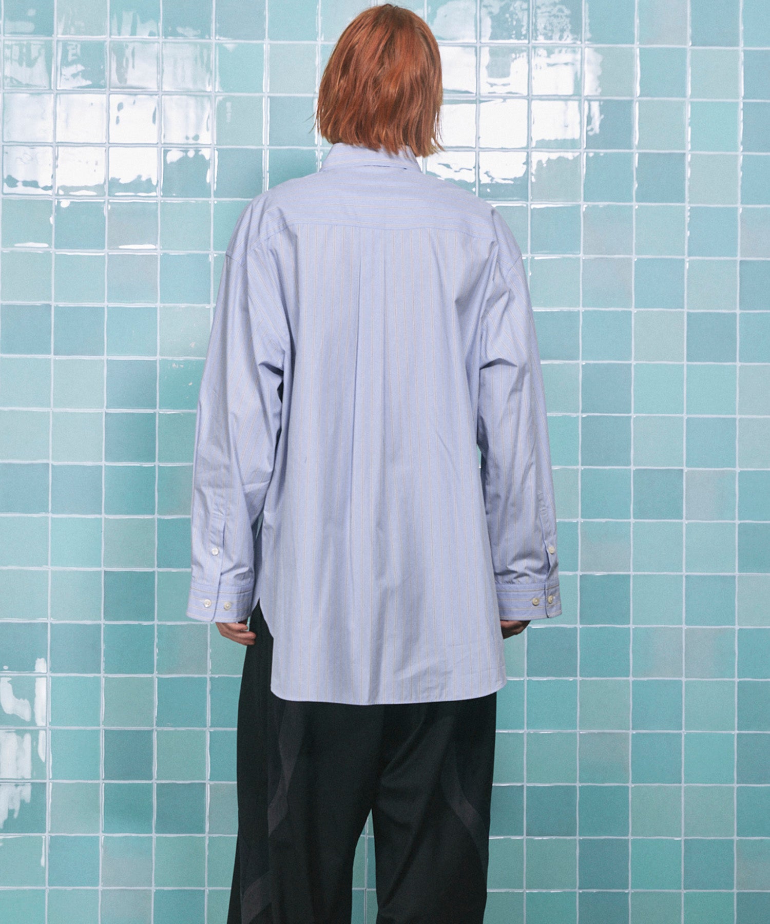 4 색 샹 브레이 세탁 가능한 양모 피크 라펠 더블 가슴 재킷