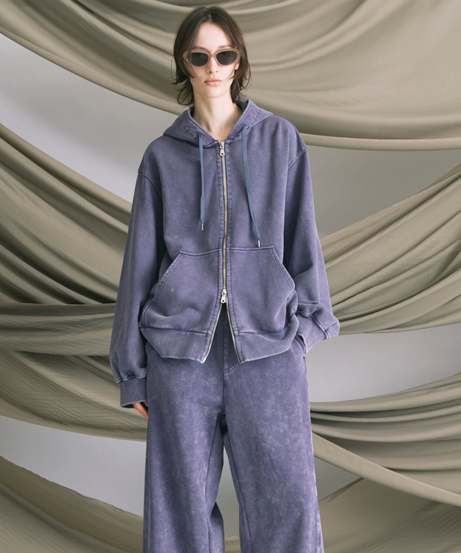 [25AW预购]细微差别图形手工缝制长袖T恤