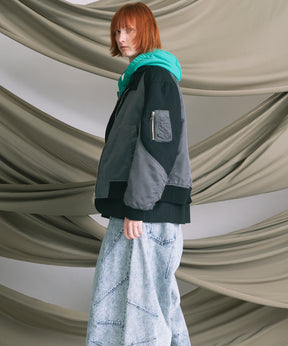 4 Colors Chambray Washable Wool Peaked Lapel Double Breasted Jacket