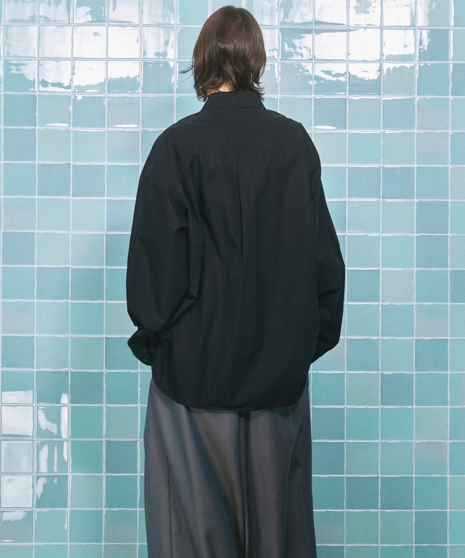 4 색 샹 브레이 세탁 가능한 양모 피크 라펠 더블 가슴 재킷