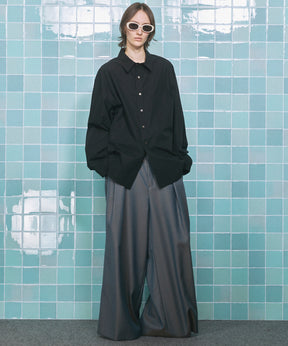 4 색 샹 브레이 세탁 가능한 양모 피크 라펠 더블 가슴 재킷