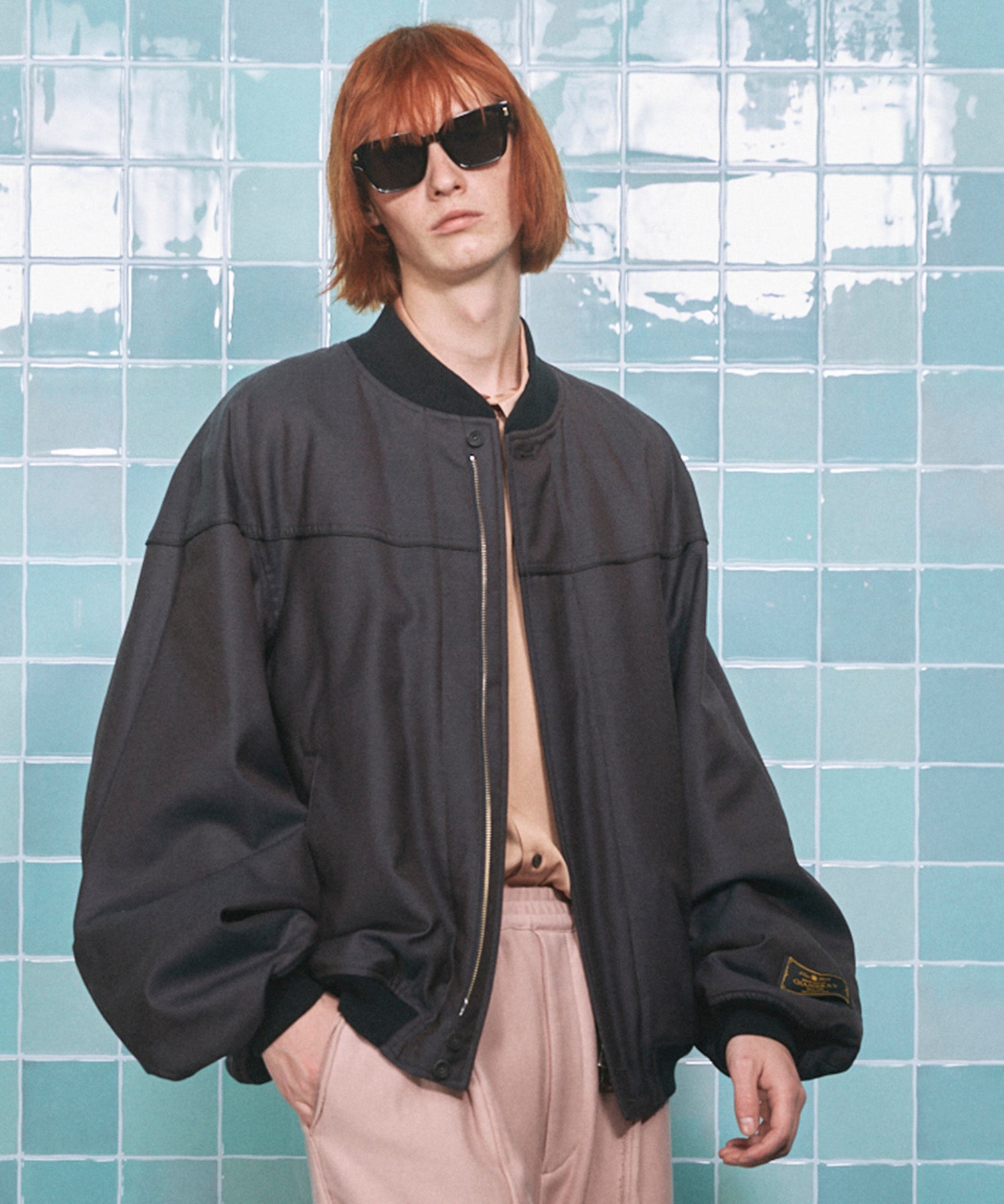 4 Colors Chambray Washable Wool Prime-Over Derby Jacket