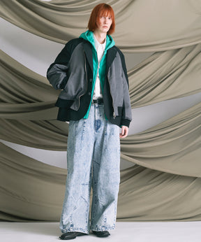 Prime-Wide Denim Balloon Pants