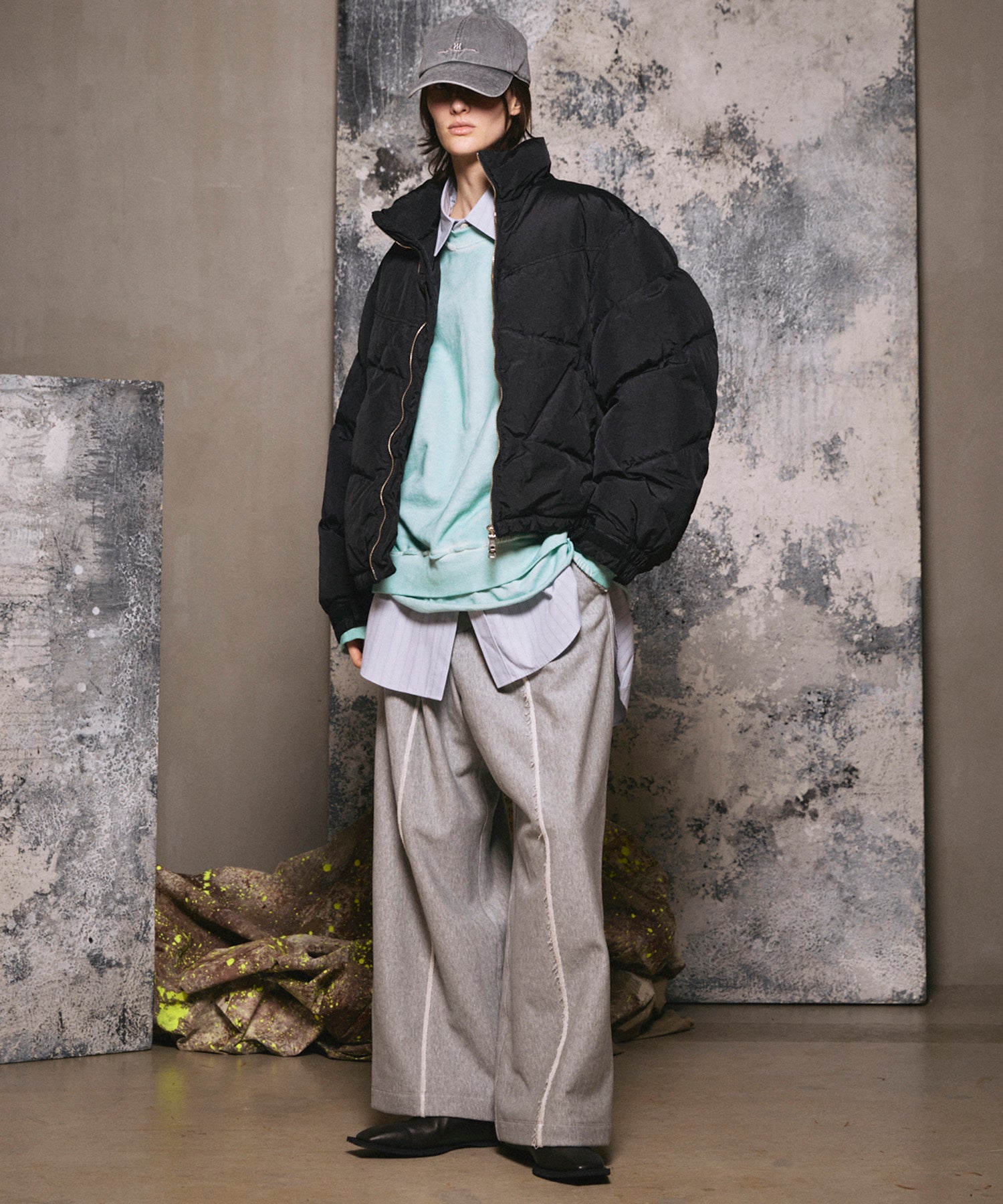 【25AW PRE-ORDER】B-3 Fake Mouton Jacket