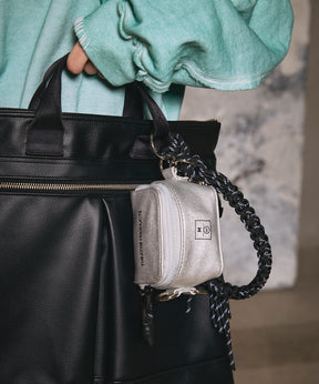 Aluminum Bonded Leather Shoulder Bag