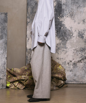 4 색 샹 브레이 세탁 가능한 양모 피크 라펠 더블 가슴 재킷