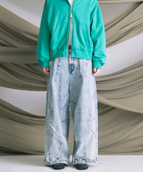 Prime-Wide Denim Balloon Pants