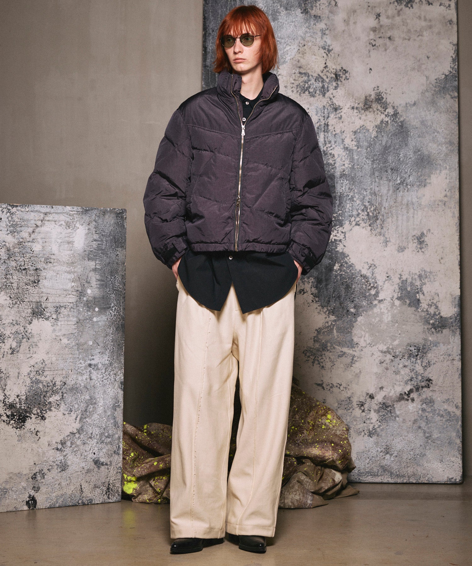 【25AW PRE-ORDER】B-3 Fake Mouton Jacket