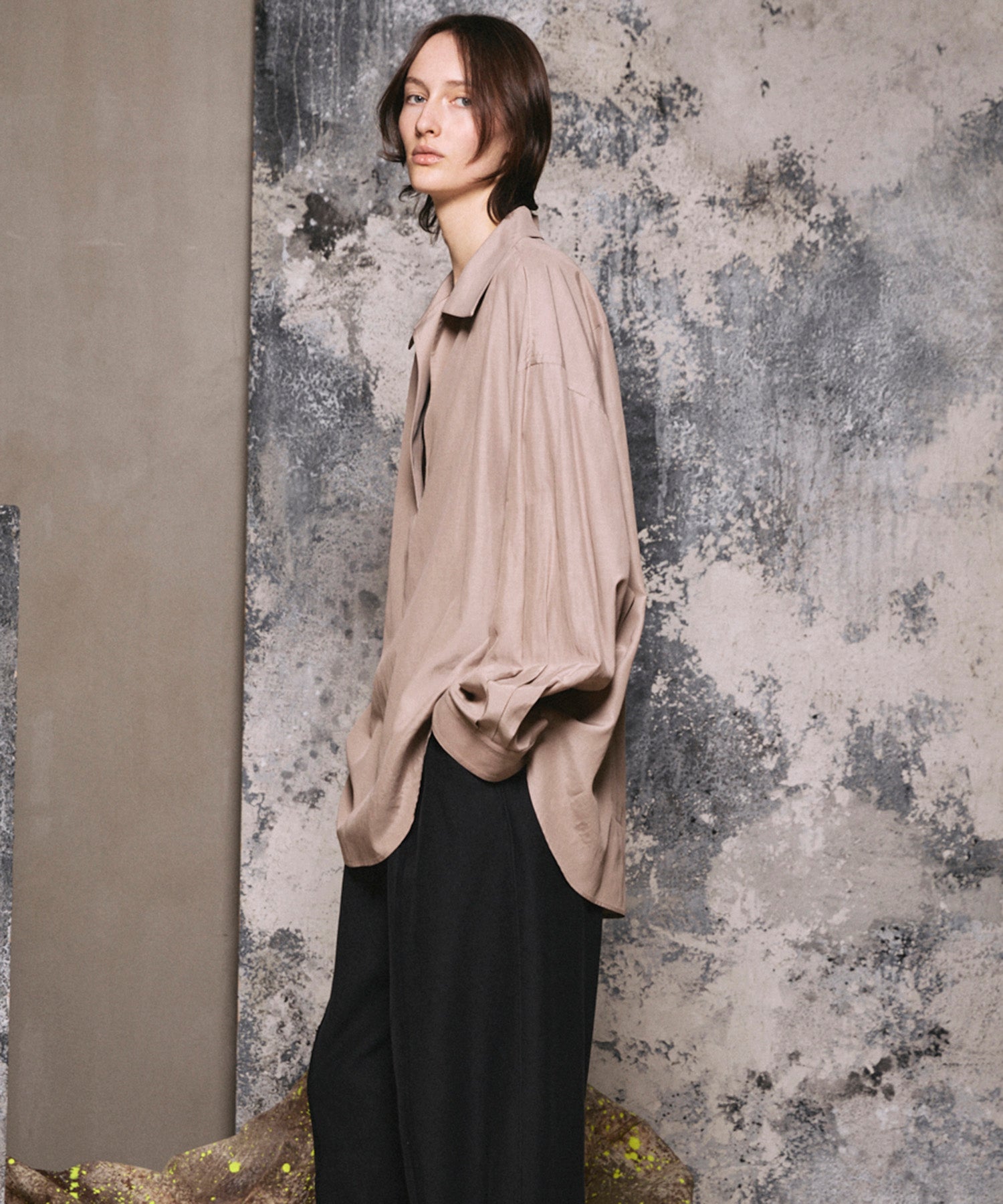 4 색 샹 브레이 세탁 가능한 양모 피크 라펠 더블 가슴 재킷