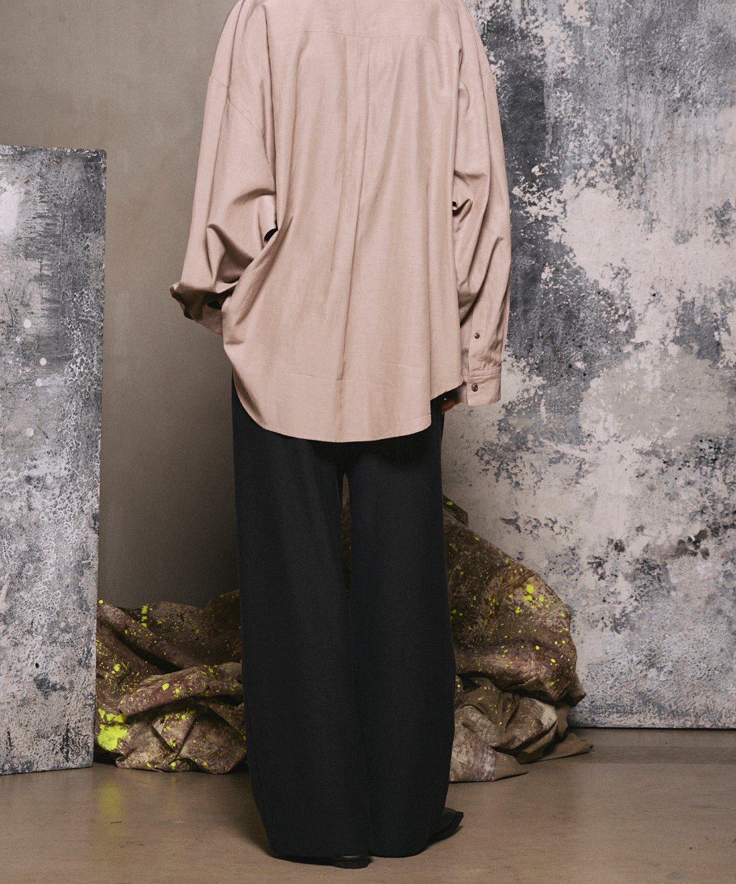 4 색 샹 브레이 세탁 가능한 양모 피크 라펠 더블 가슴 재킷