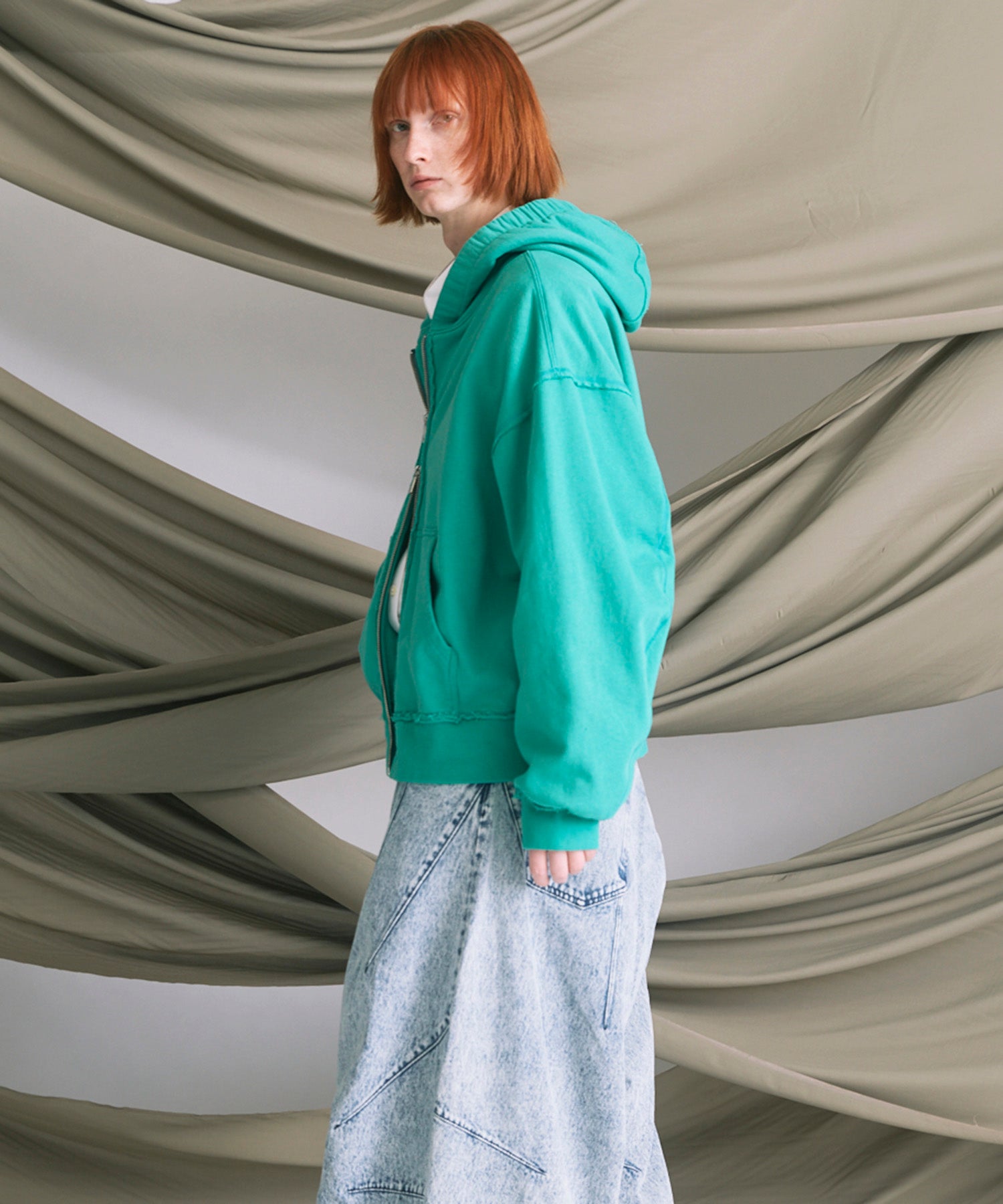 [25AW预购]细微差别图形手工缝制长袖T恤