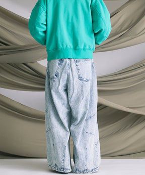 Prime-Wide Denim Balloon Pants