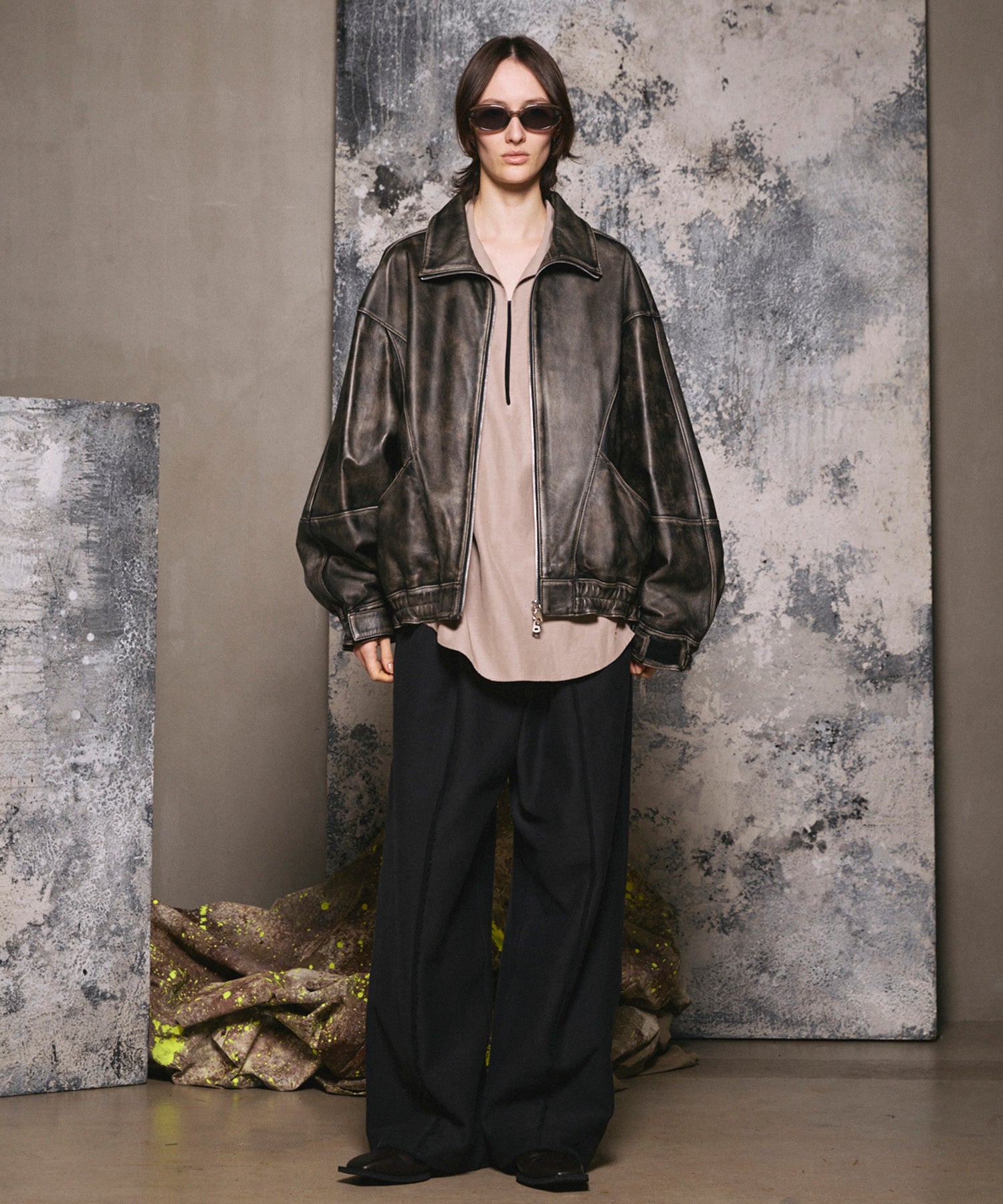 4 색 샹 브레이 세탁 가능한 양모 피크 라펠 더블 가슴 재킷