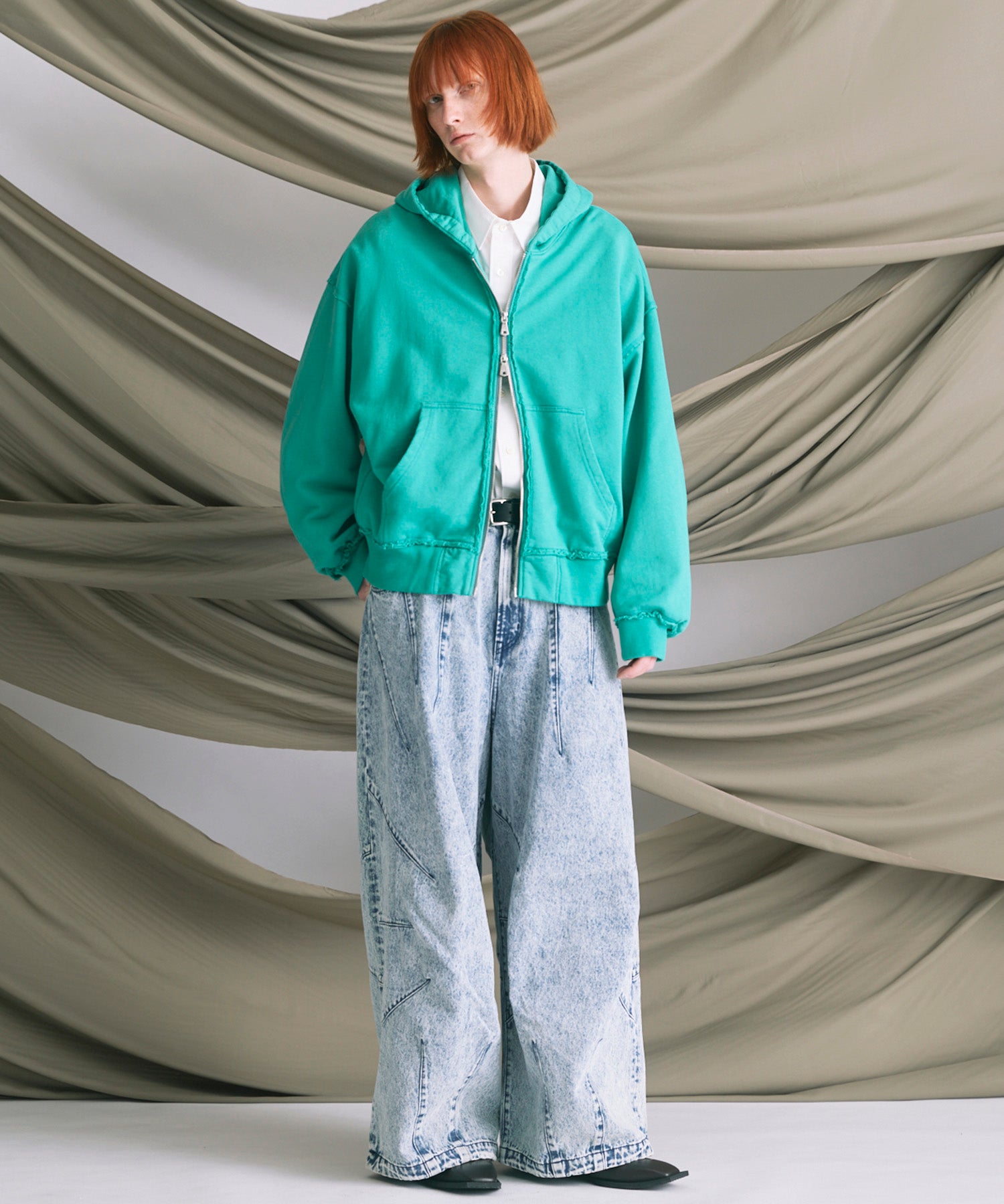 4 색 샹 브레이 세탁 가능한 양모 피크 라펠 더블 가슴 재킷