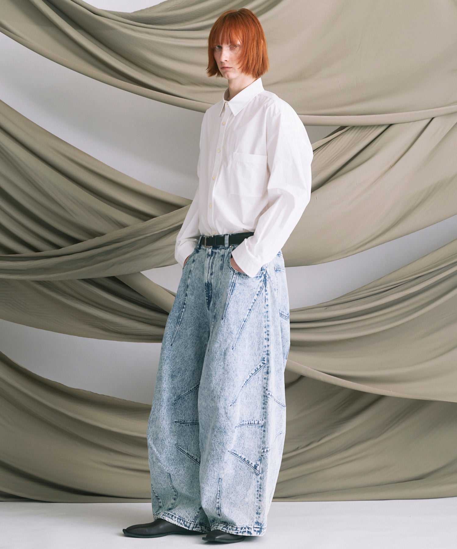 4 색 샹 브레이 세탁 가능한 양모 피크 라펠 더블 가슴 재킷