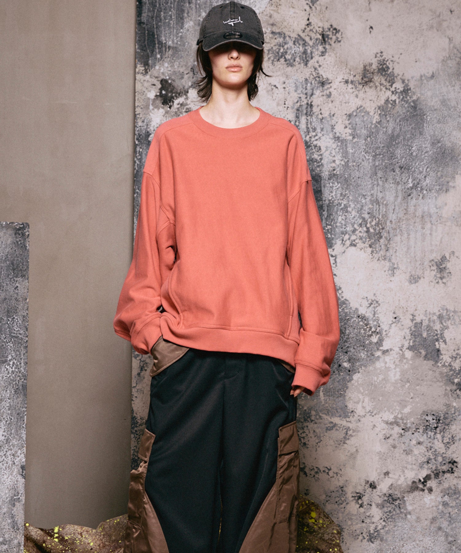 Prime-Over Crew Neck Pullover Sweatshirt