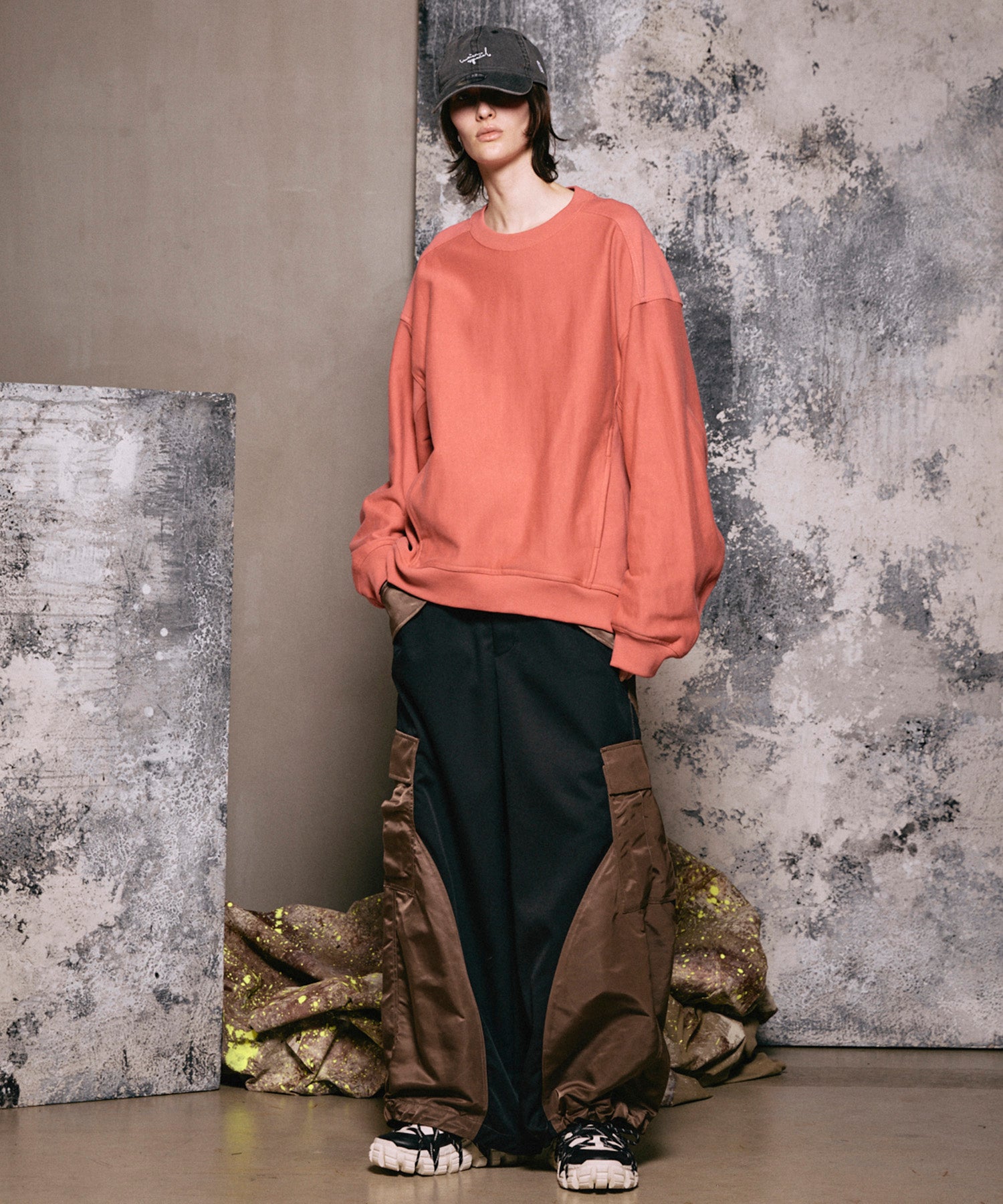 Prime-Over Crew Neck Pullover Sweatshirt