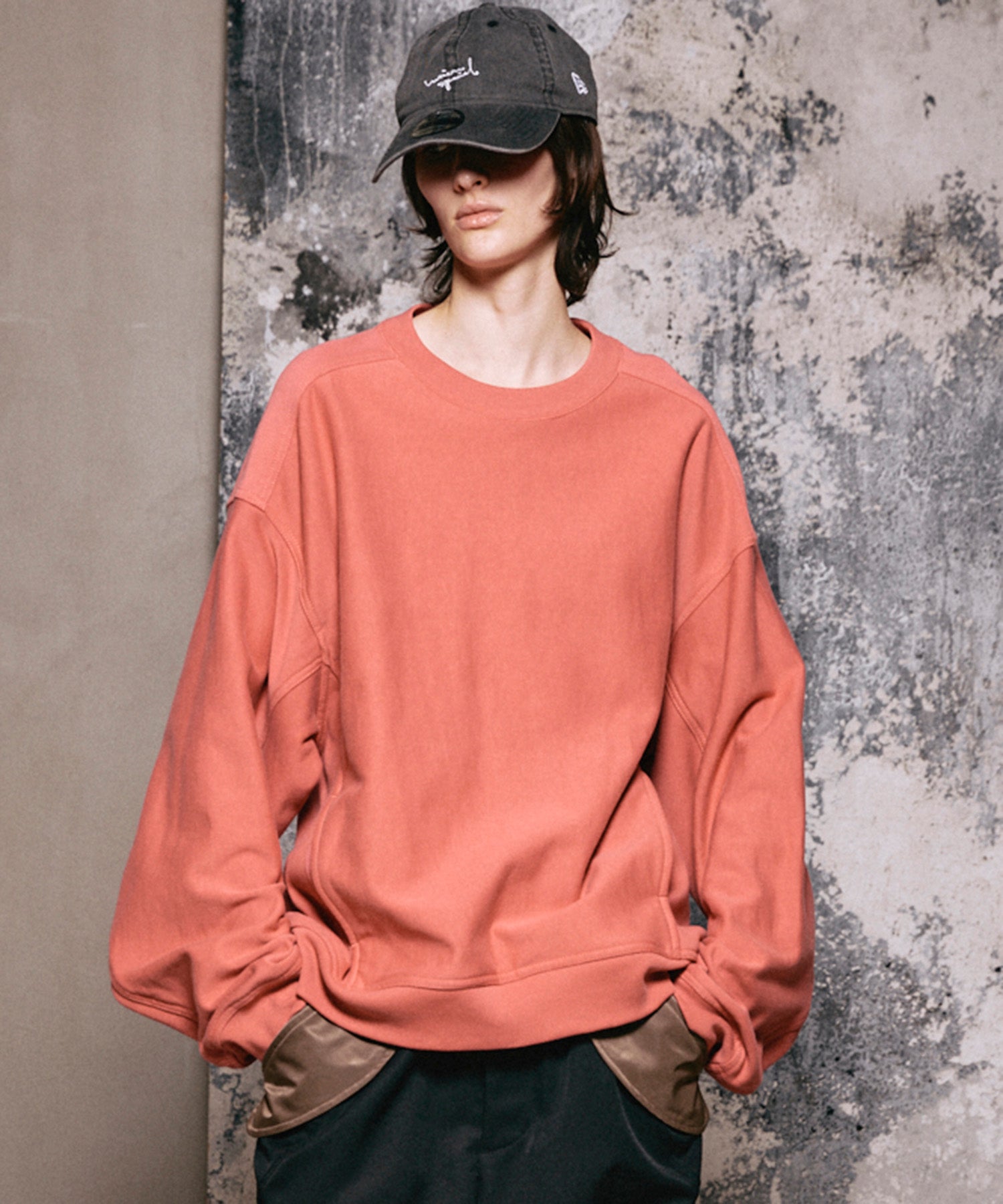 Prime-Over Crew Neck Pullover Sweatshirt