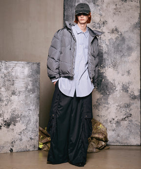 4 색 샹 브레이 세탁 가능한 양모 피크 라펠 더블 가슴 재킷