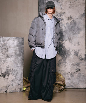 4 색 샹 브레이 세탁 가능한 양모 피크 라펠 더블 가슴 재킷