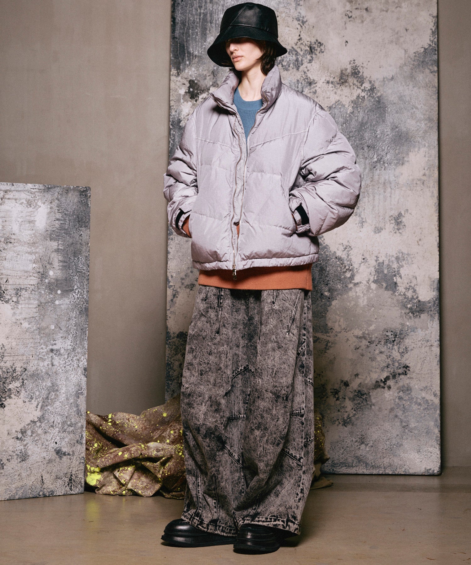 Prime-Wide Denim Balloon Pants