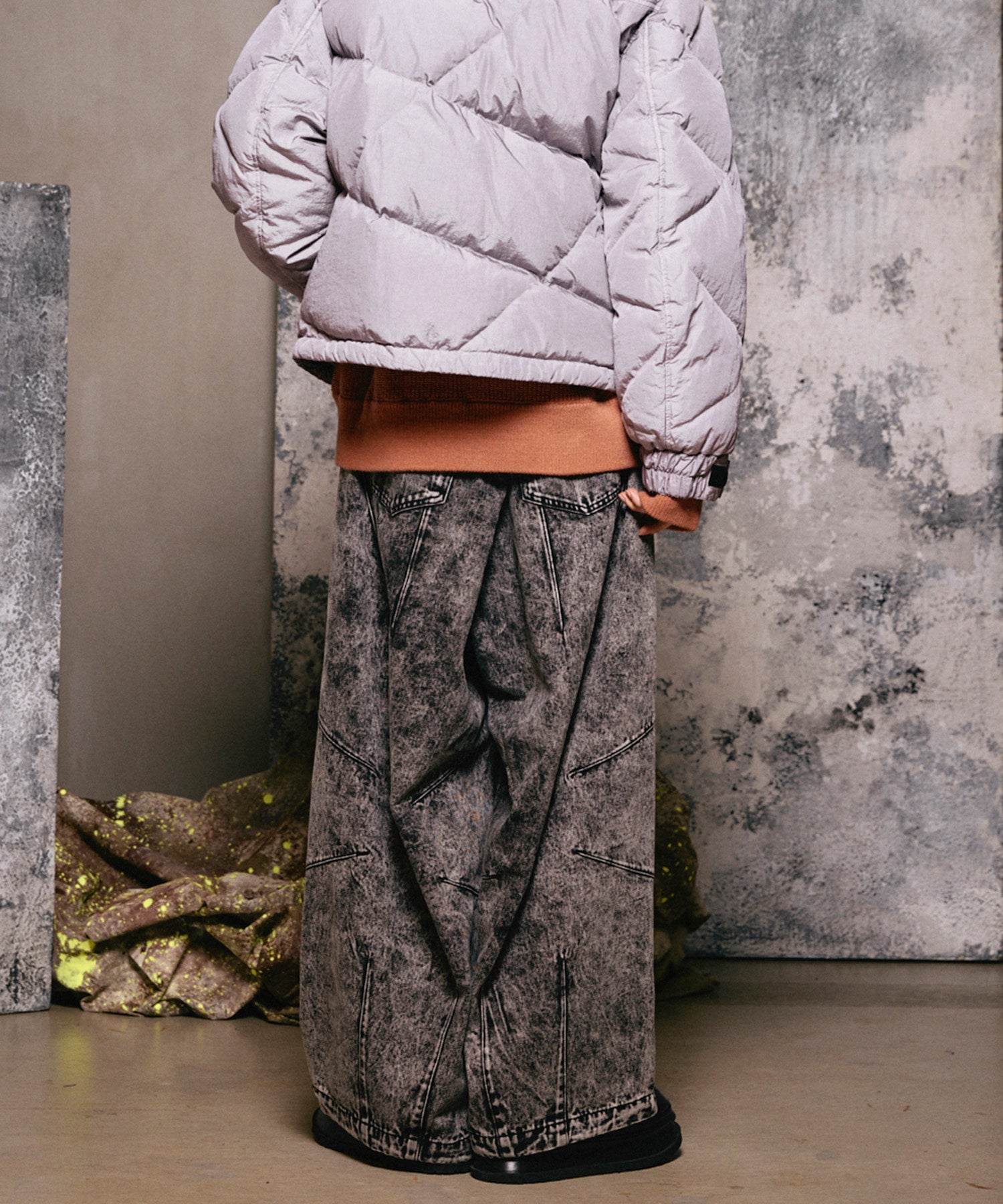 Prime-Wide Denim Balloon Pants